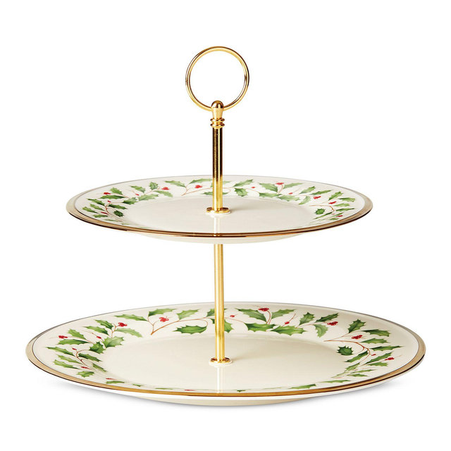 Lenox Holiday 2 Tiered Server