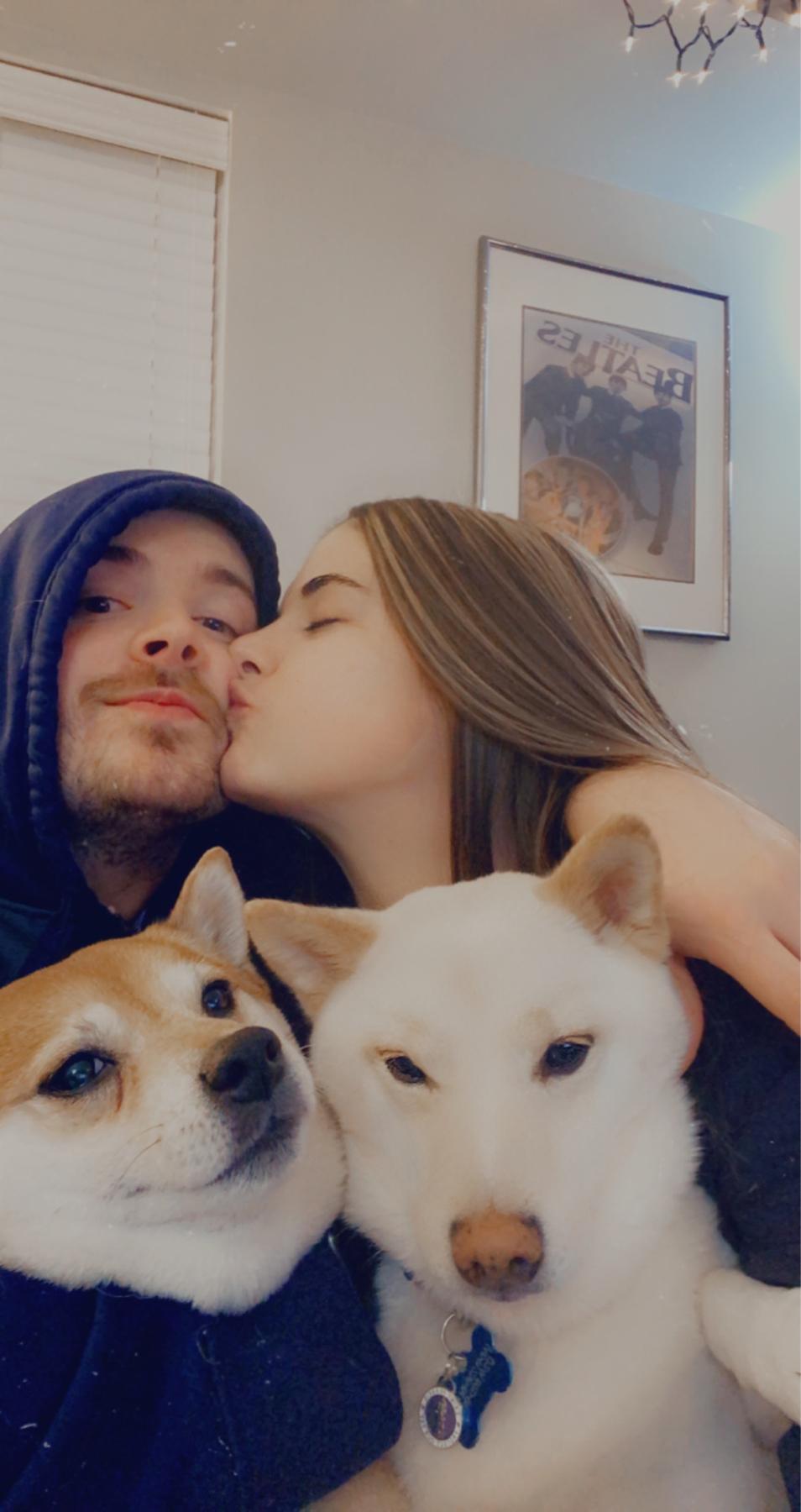 Here’s one out of 5 million photos of J, K and the dogs.