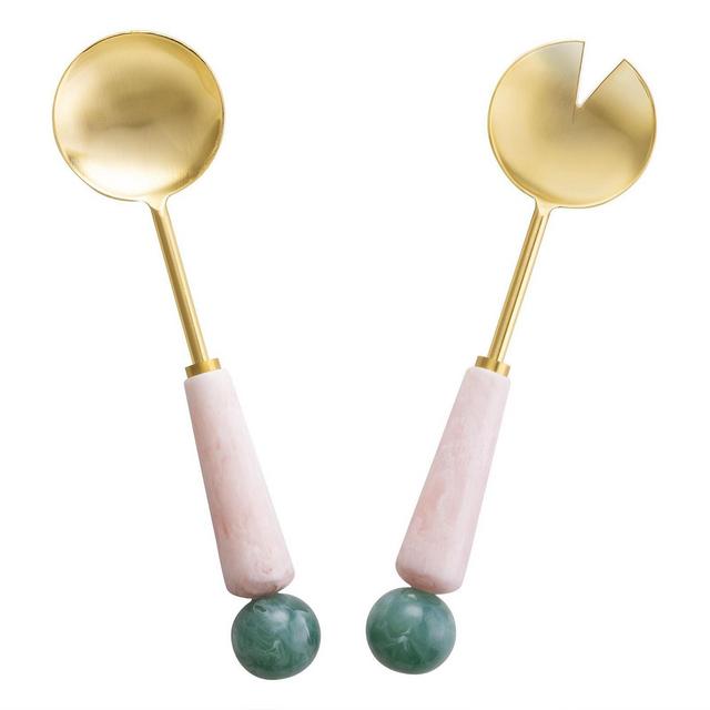 GAURI KOHLI Copenhagen Salad Servers, Set of 2