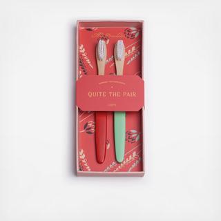 Boquet 2-Piece Toothbrush Set