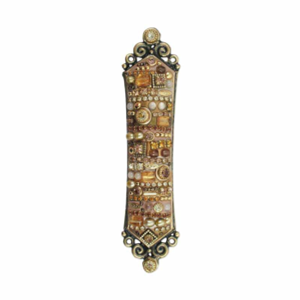 Michal Golan Mezuzah in Multi-Gold