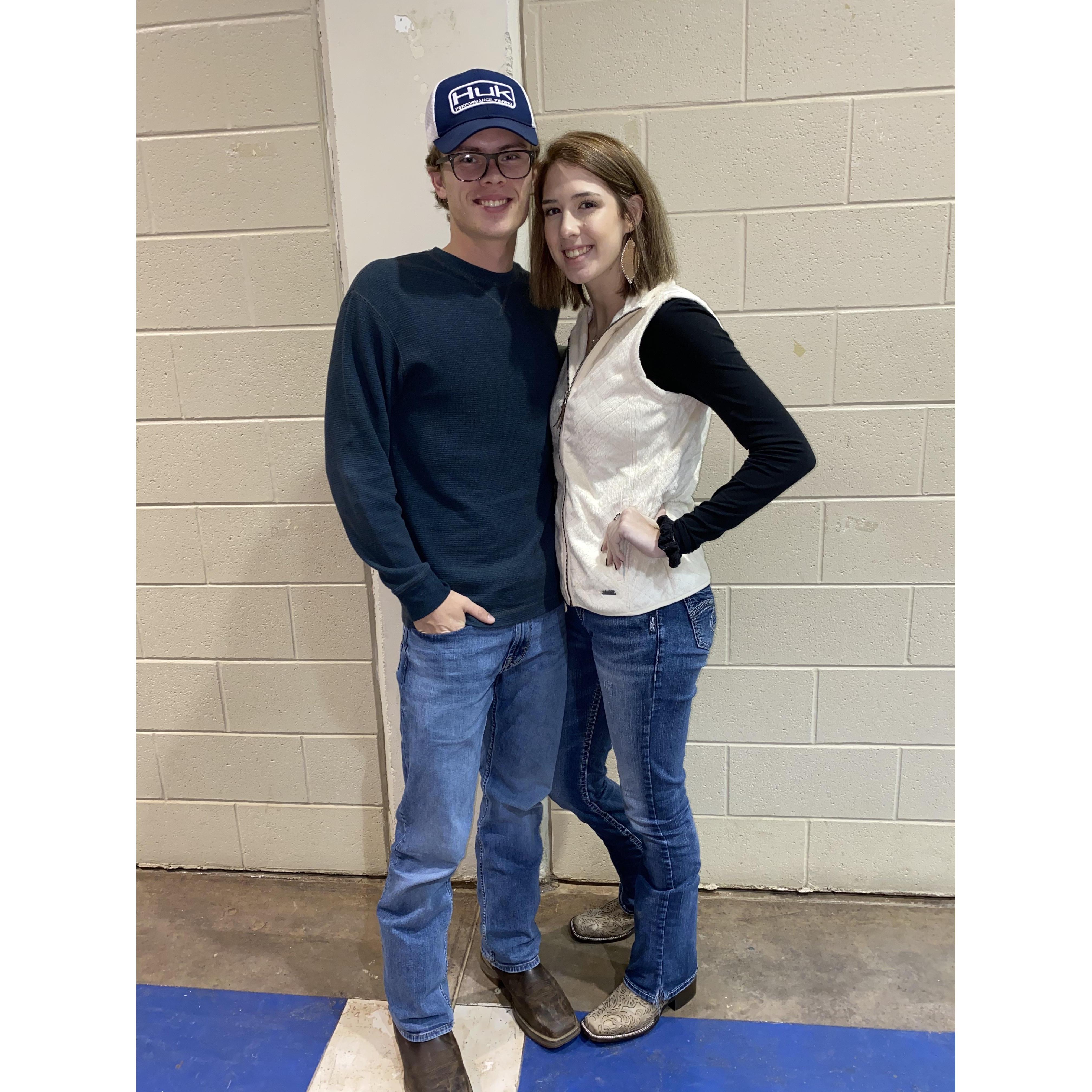 Dillon's first Texas rodeo!