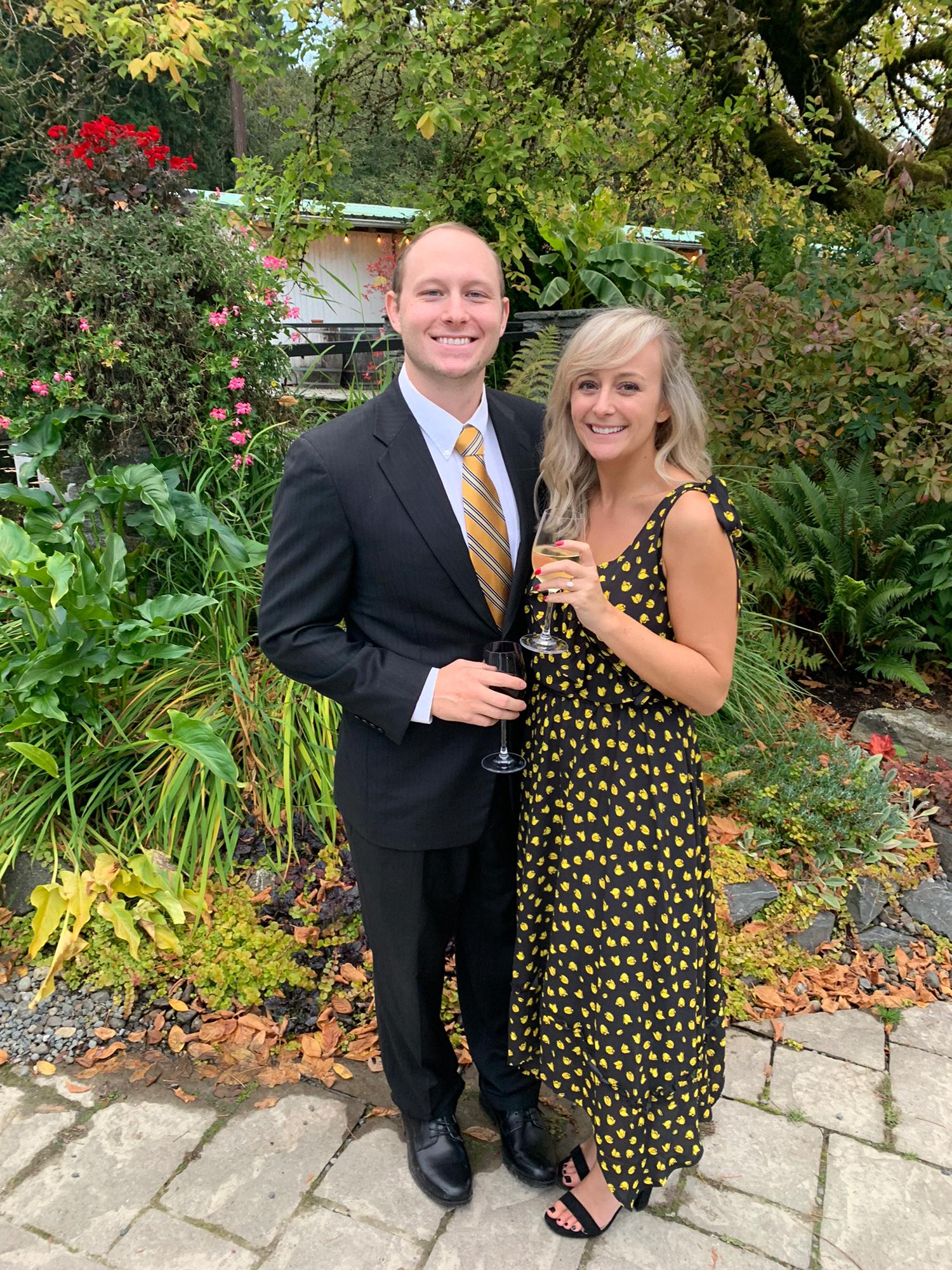 At good friends Alyx and Lucas’ wedding October 12 2019