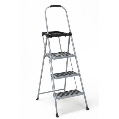 Cosco 3 Step All Steel Step Ladder with Tray