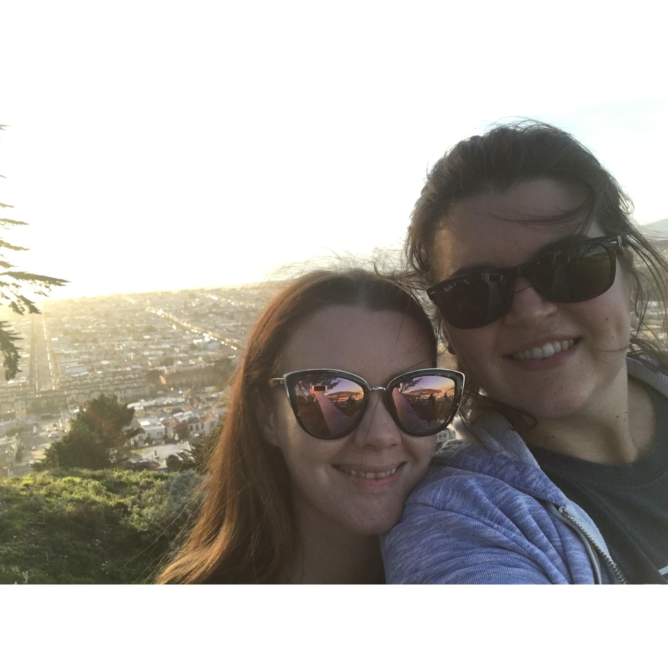 sunset hikes in our neighborhood