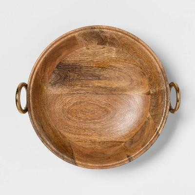 Cravings by Chrissy Teigen 13" Round Bowl with Aluminum Gold Handle