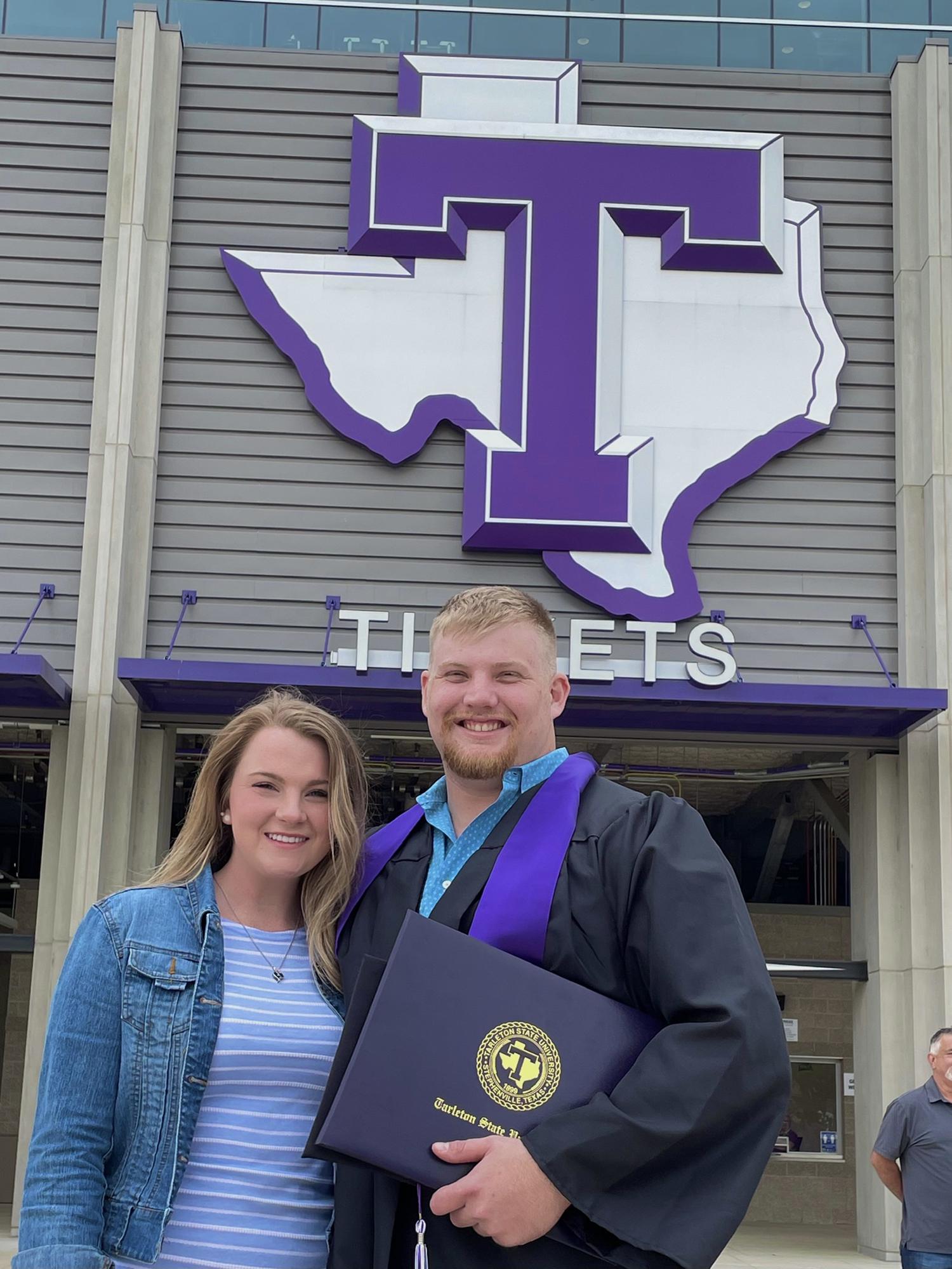 May 2021 - his Tarleton graduation