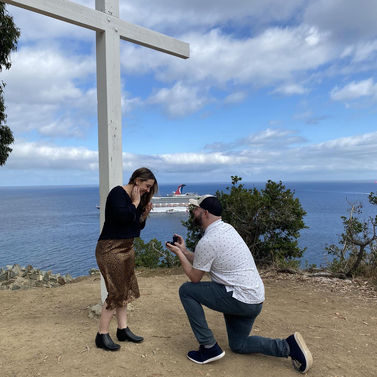 Moment we got engaged!