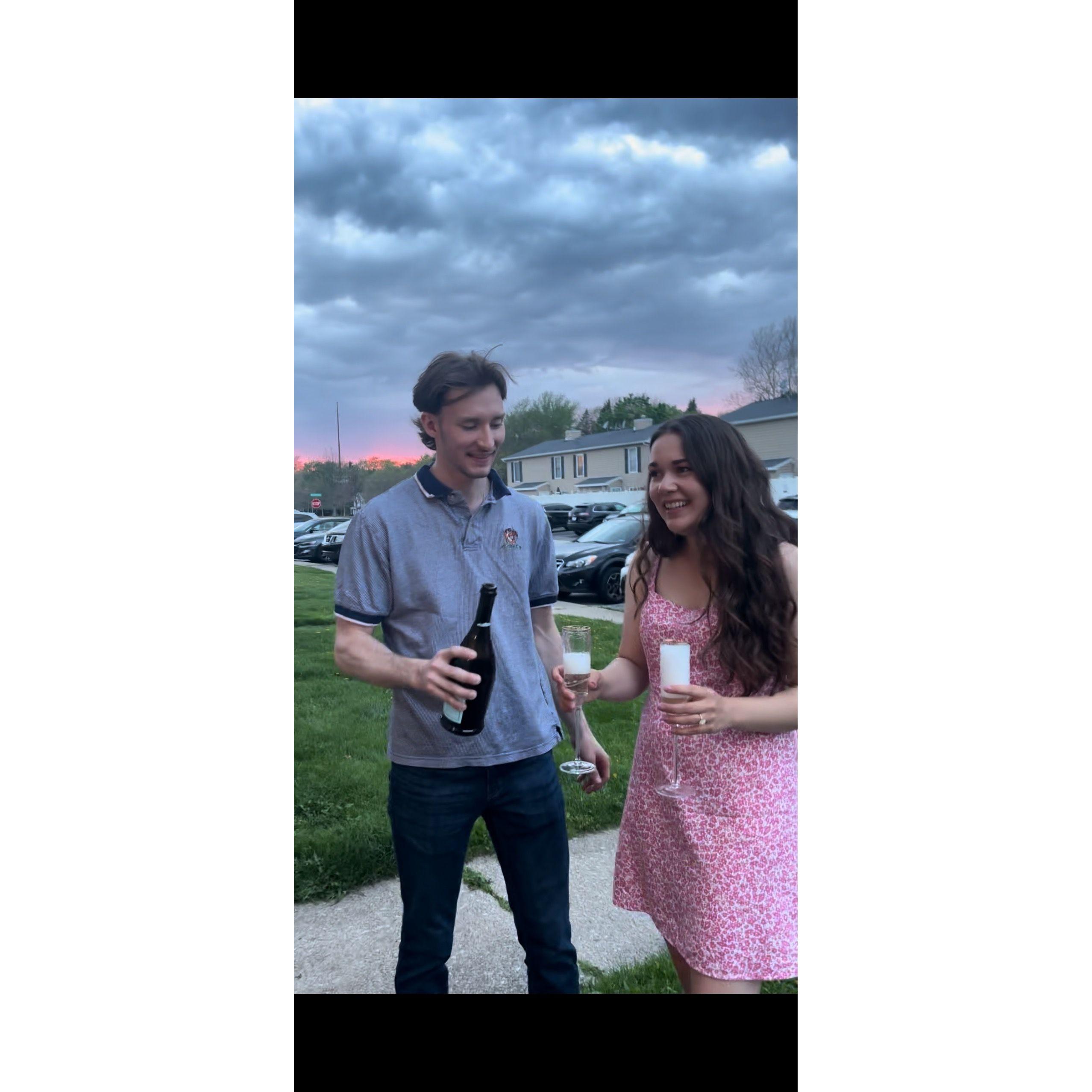 engagment party drinks!