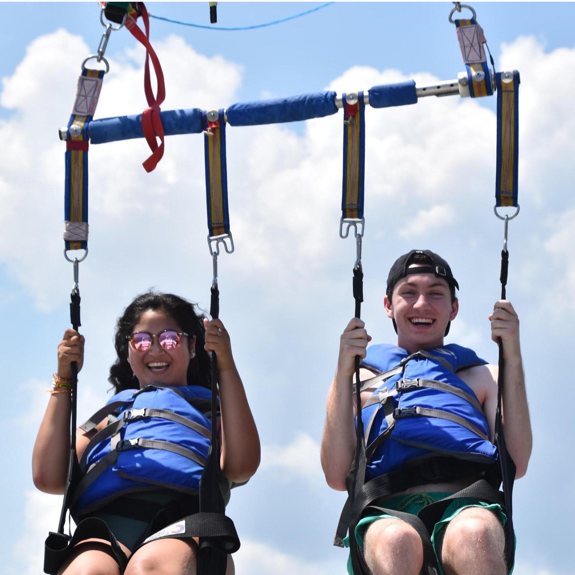 August 2018 - Parasailing for Cat’s birthday!!