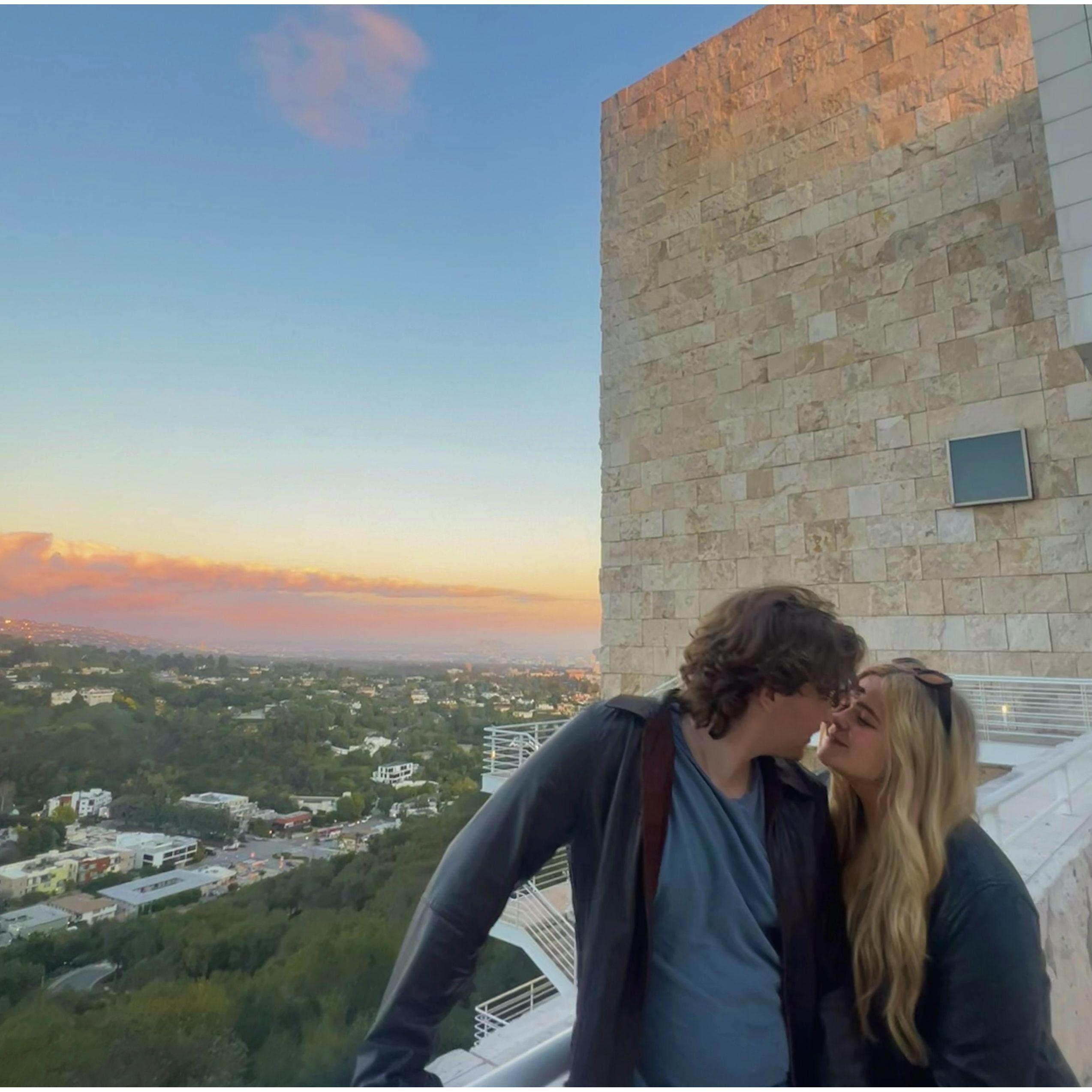 Us at the Getty in LA