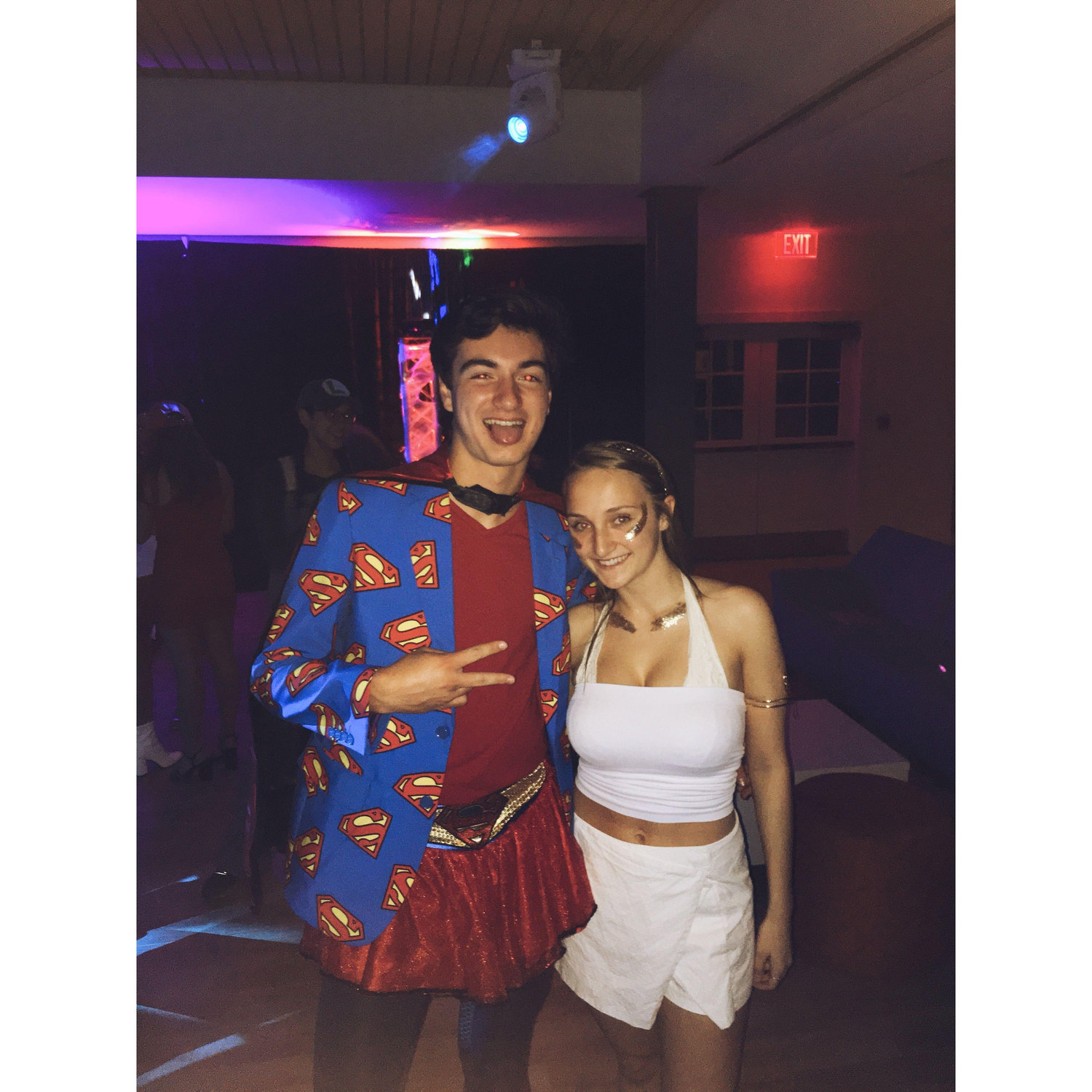 Our first photo together
