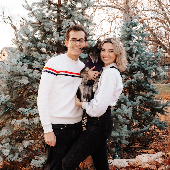 December 2020, soon after we adopted our sweet little Silken Windhound puppy, Fancy Pants.