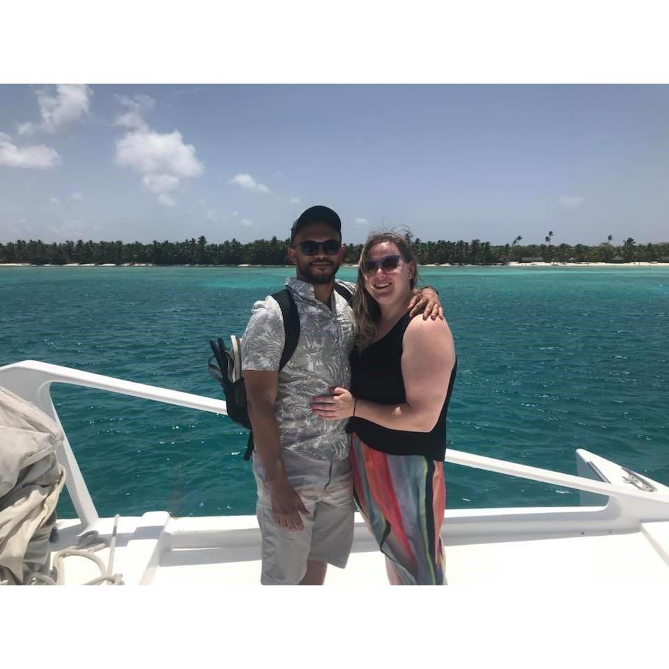 On a tour of Isla Saona in the DR