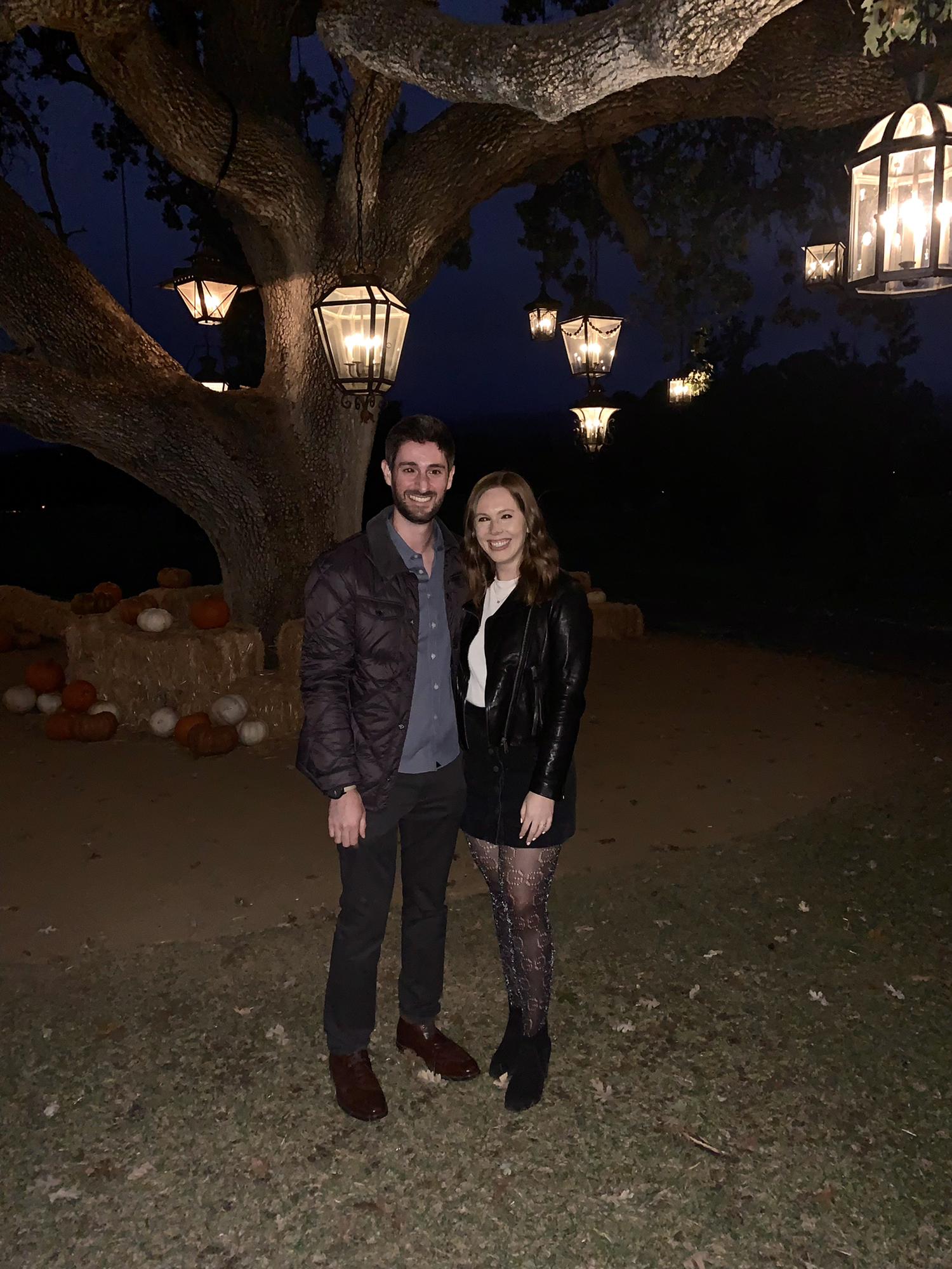 Right after Eric popped the big question 💍!