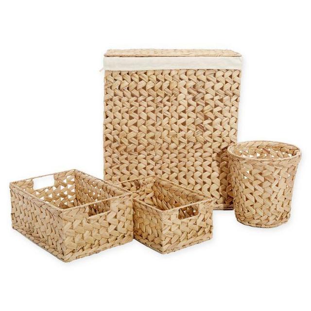 LaMont Home Harper 4-Piece Hamper and Basket Set