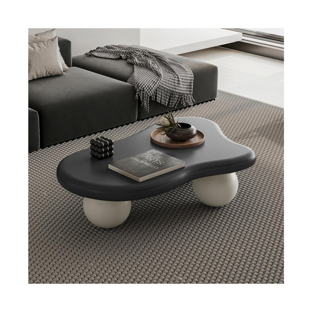 Streamdale Furniture 40-Inch Cloud Shape 3 Ball Legs Coffee Table