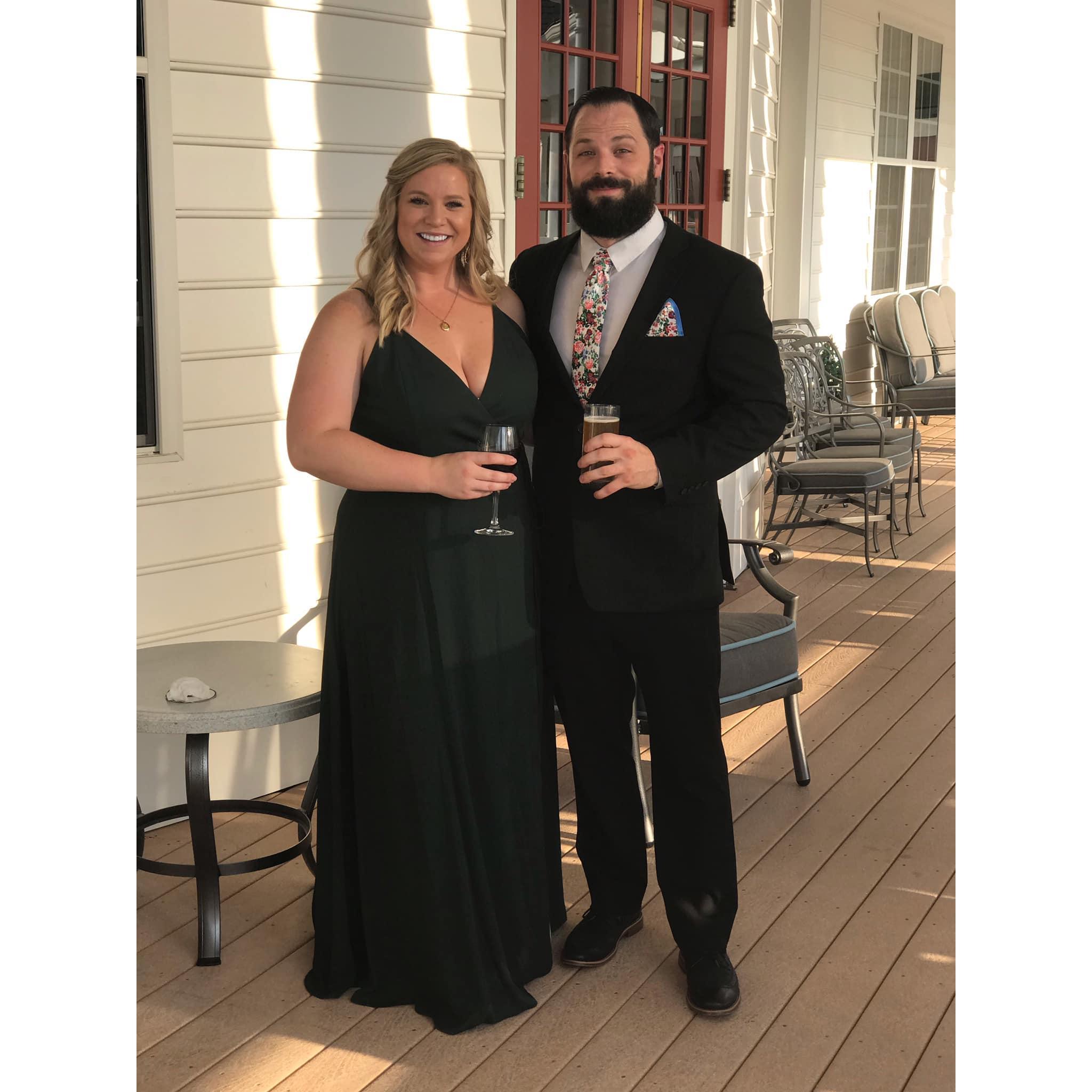 Samantha and Tommy Abernethy's wedding in Williamsburg, Va.