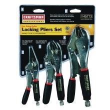 Craftsman Professional 3 Piece Locking Plier Set (00945713) - Locking Pliers - Ace Hardware