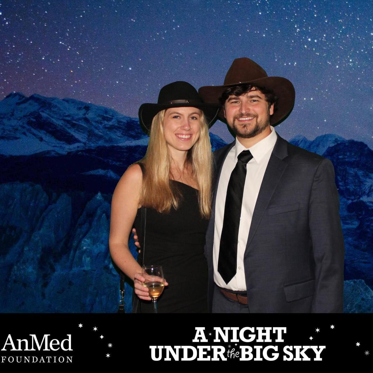 At a gala fundraiser during Peter's 4th year of medical school