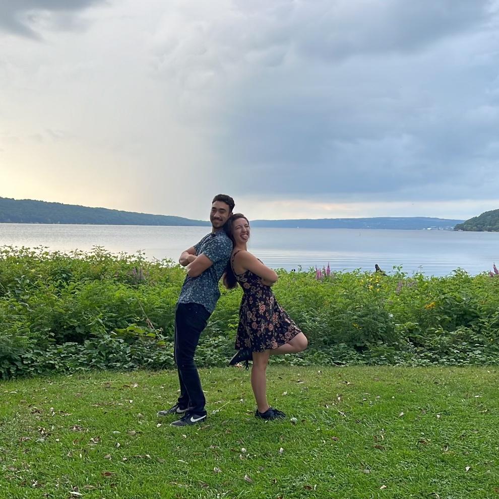 Before the proposal (unknown to Bella because she thought we were taking silly pictures) in Ithaca