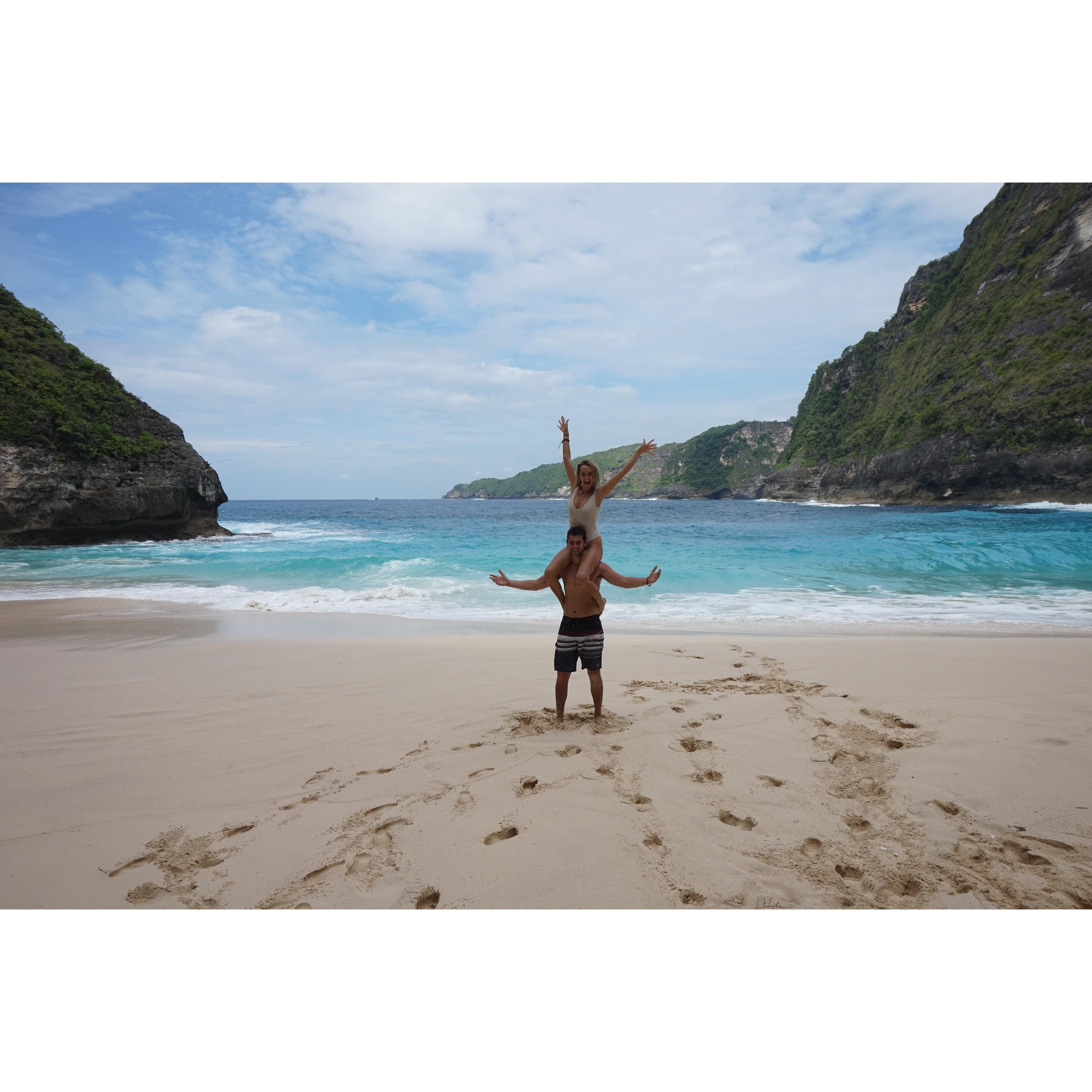 Nusa Penida, Kelingking Beach.  Worth the hike down!