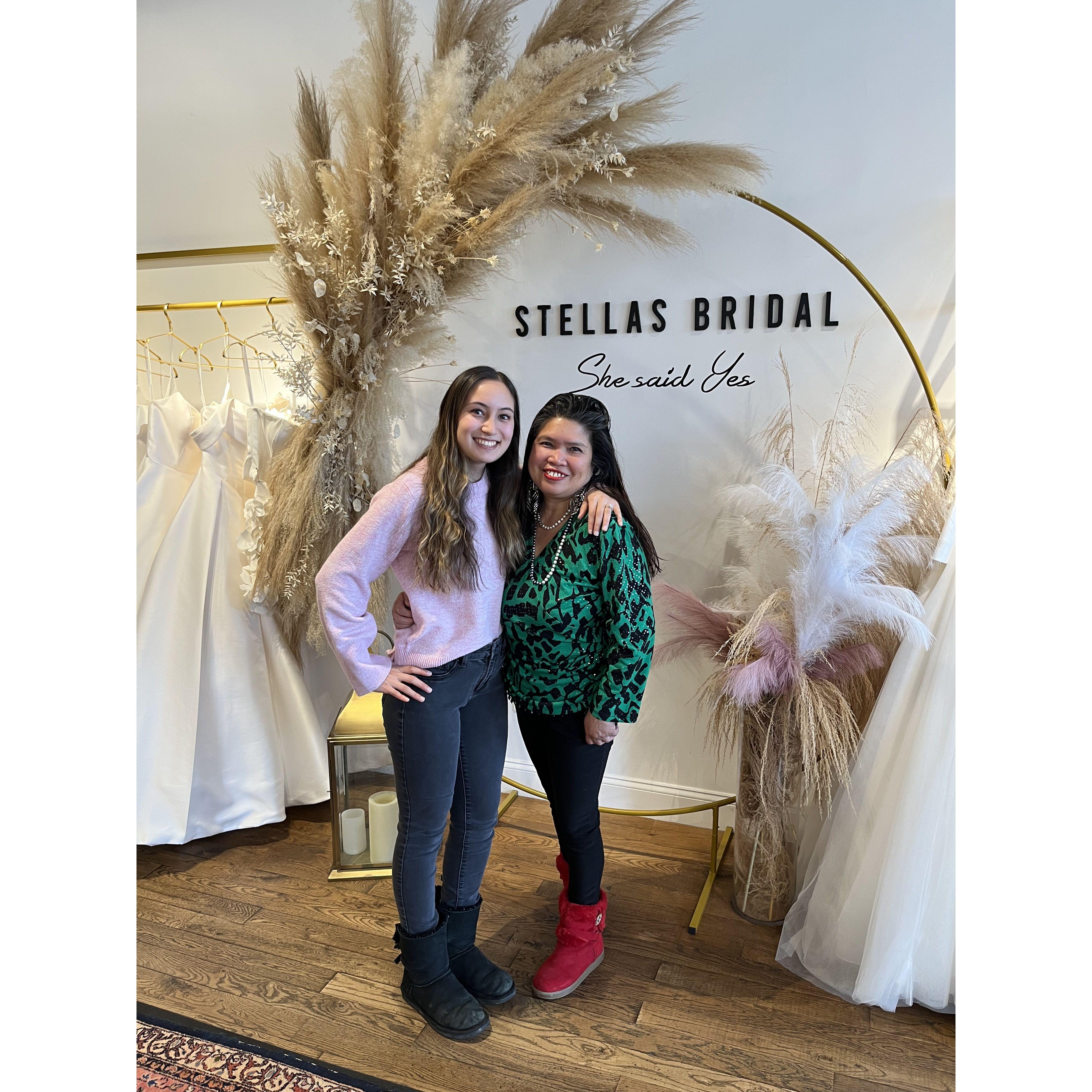 The day Christina made it official and said yes to the dress!