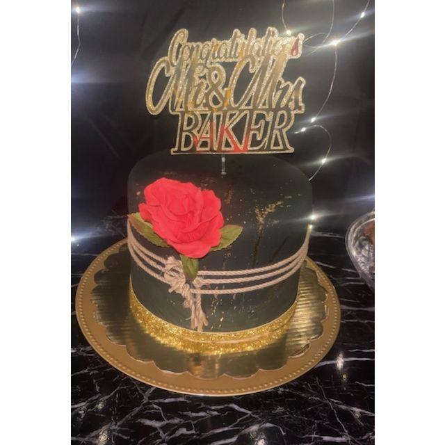 John & Chauntay's Engagement Party - Cake