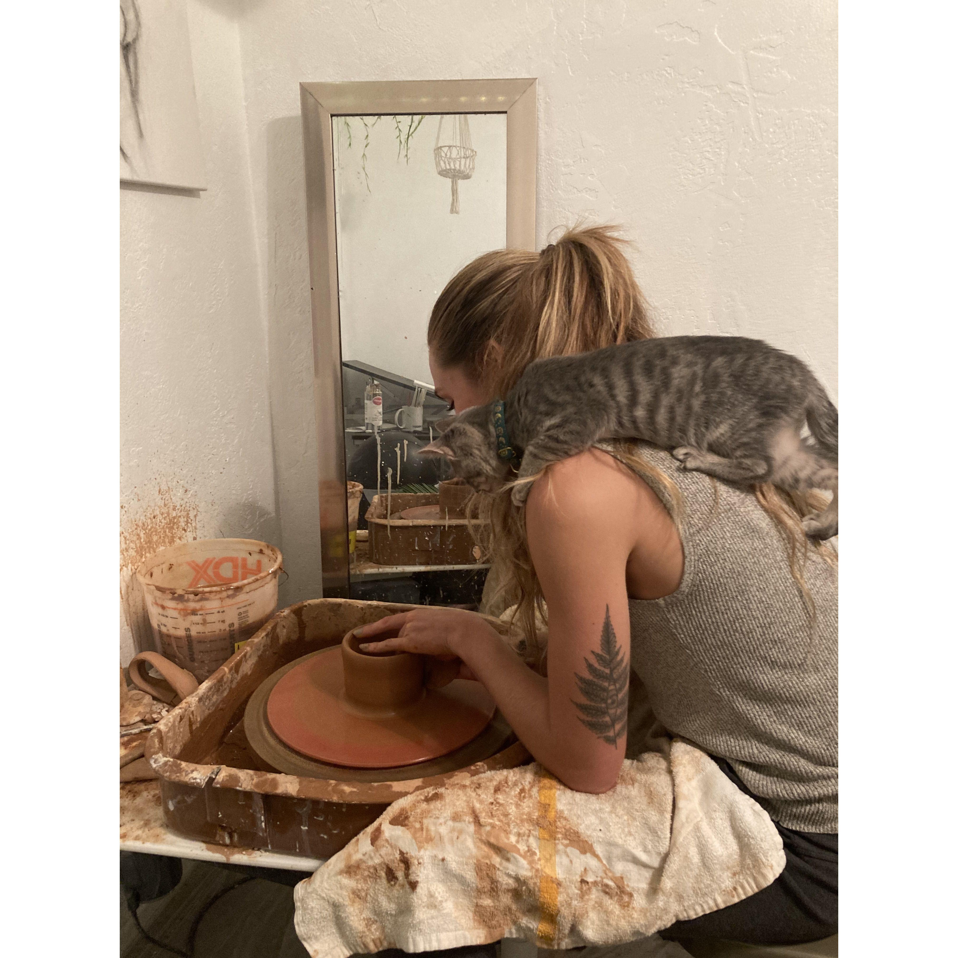 The first picture Grant ever took of Mel the first night they met ❤️
