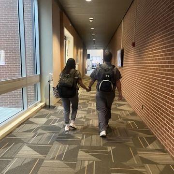 Romantic stroll through the GEB