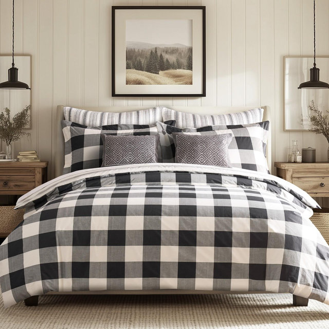 Camden Black Full/Queen Comforter Set - Levtex Home