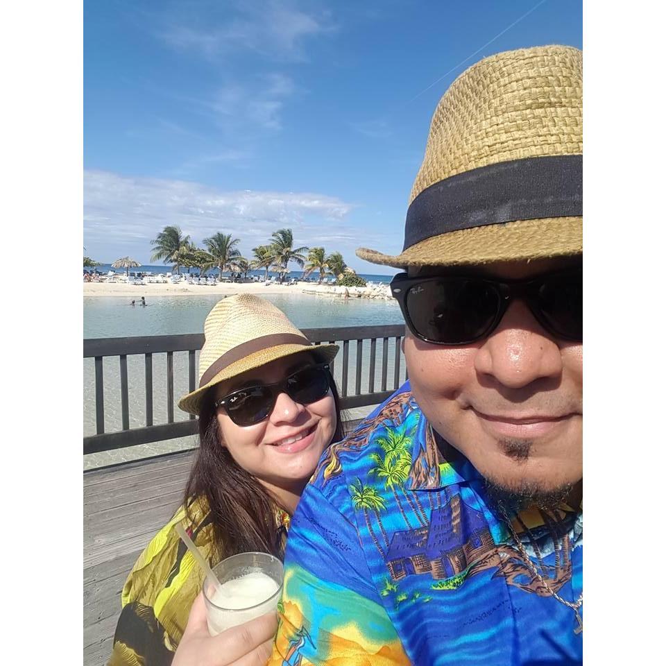 Tropical shirt day in Jamaica