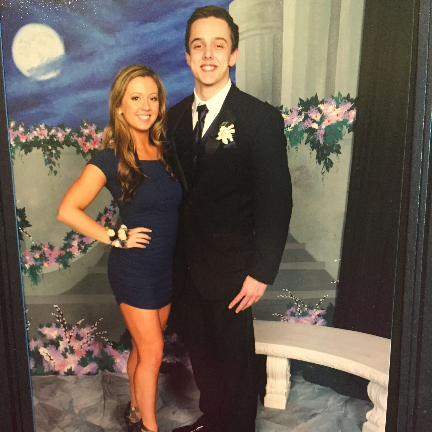 Our first high school dance together