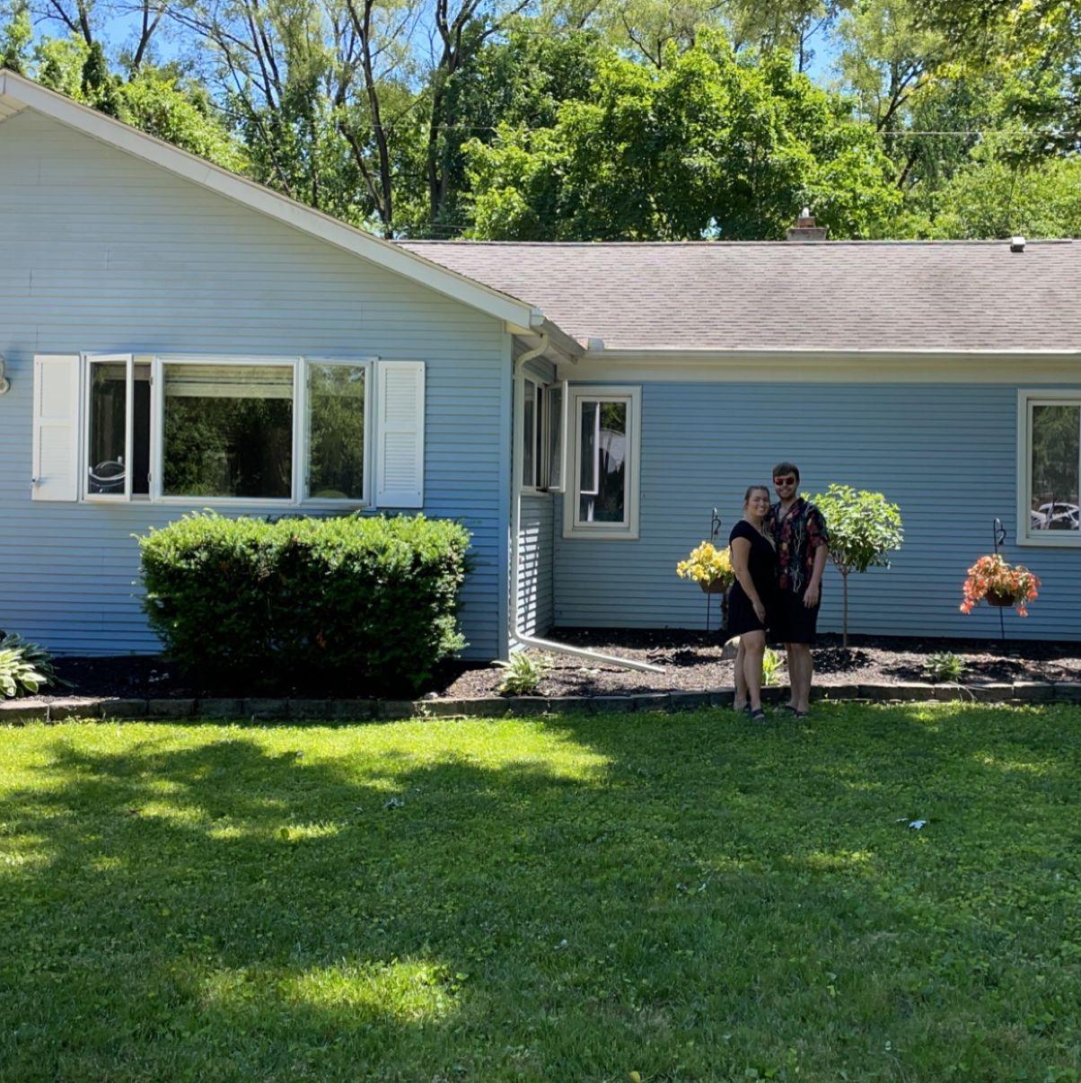 Our first house together!