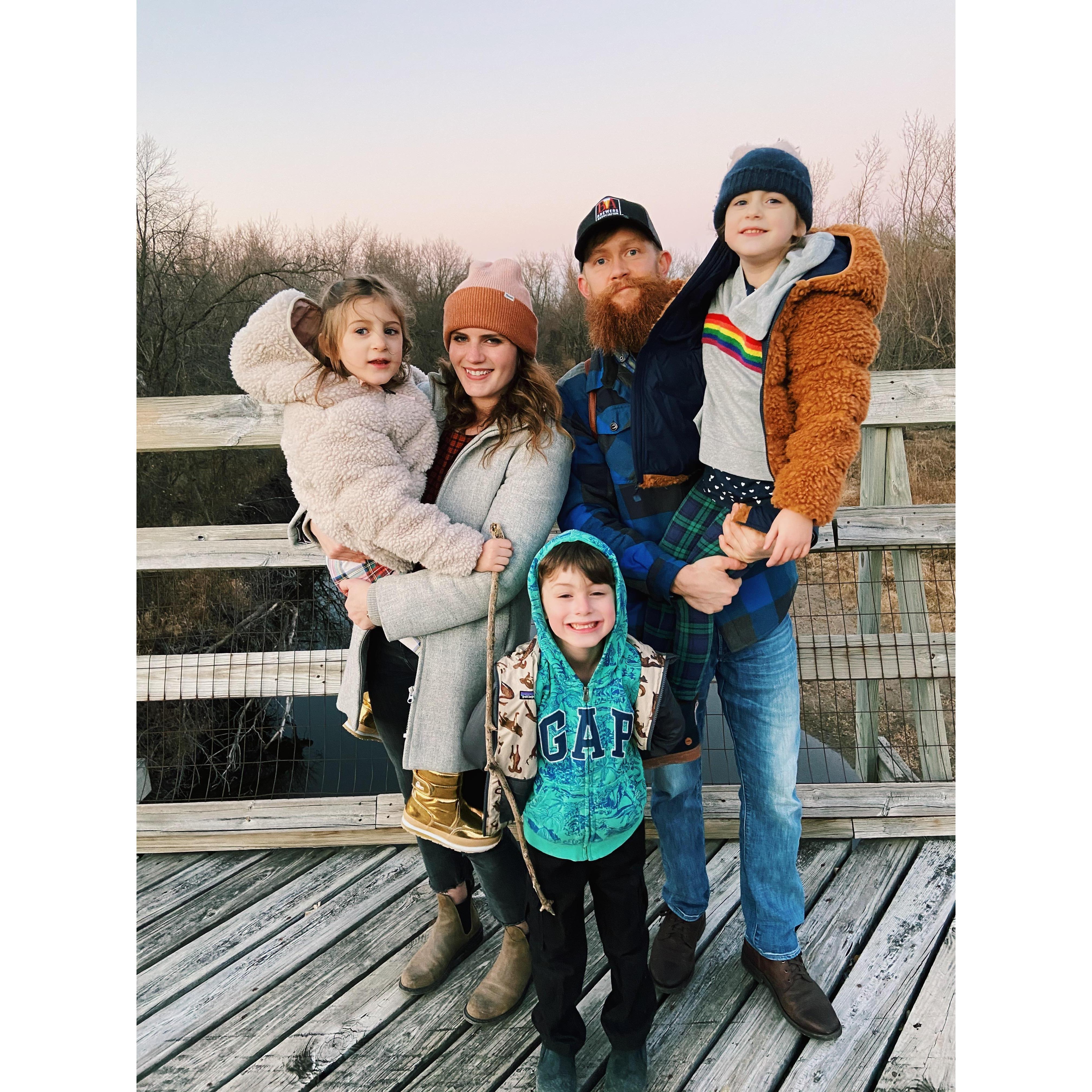 Family fall walks, again on our nearby trail!