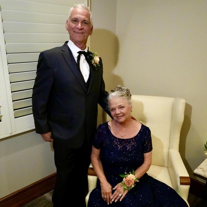 The Groom’s mom, Kathy Erickson, and stepdad, Micheal Erickson
