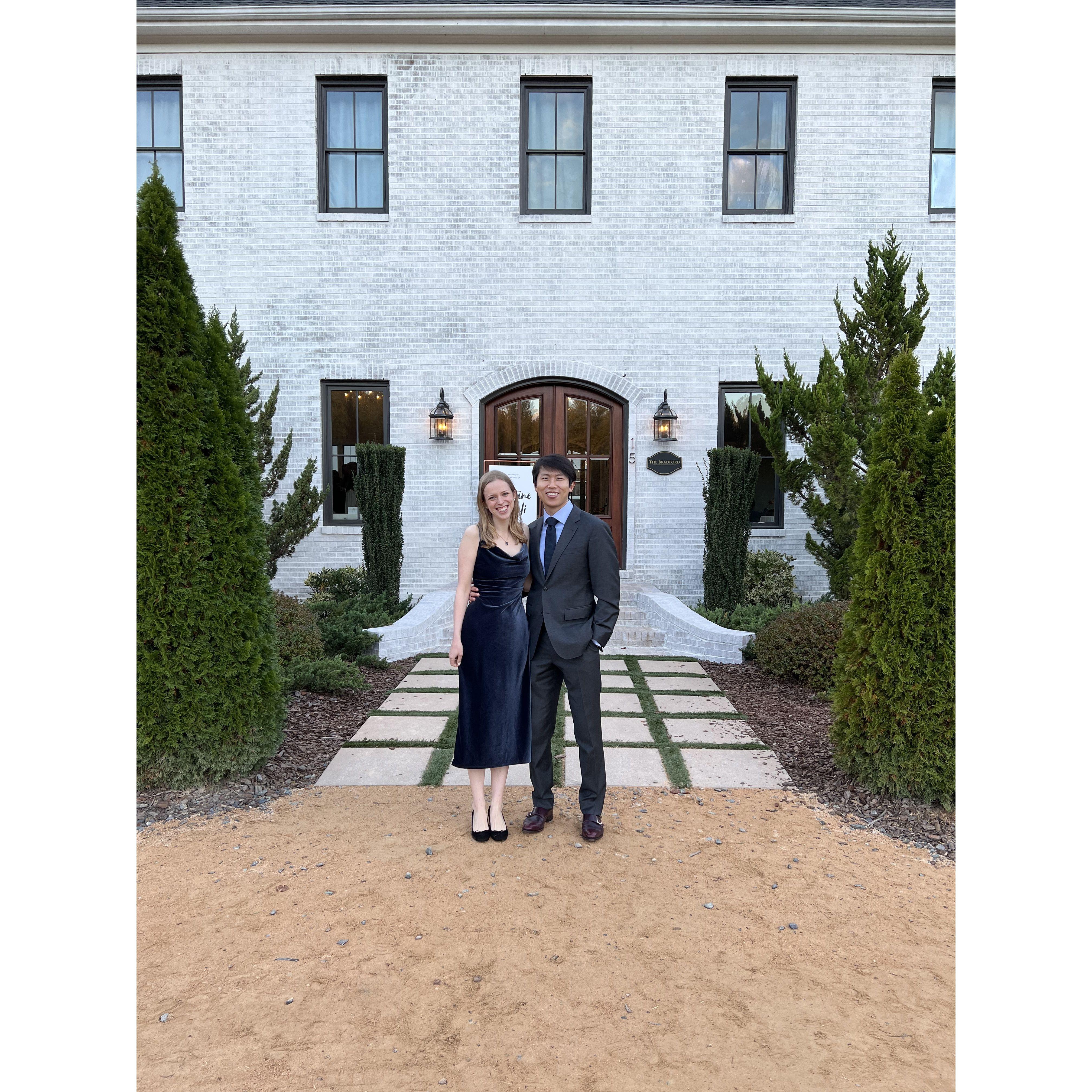 First wedding together - North Carolina 2021