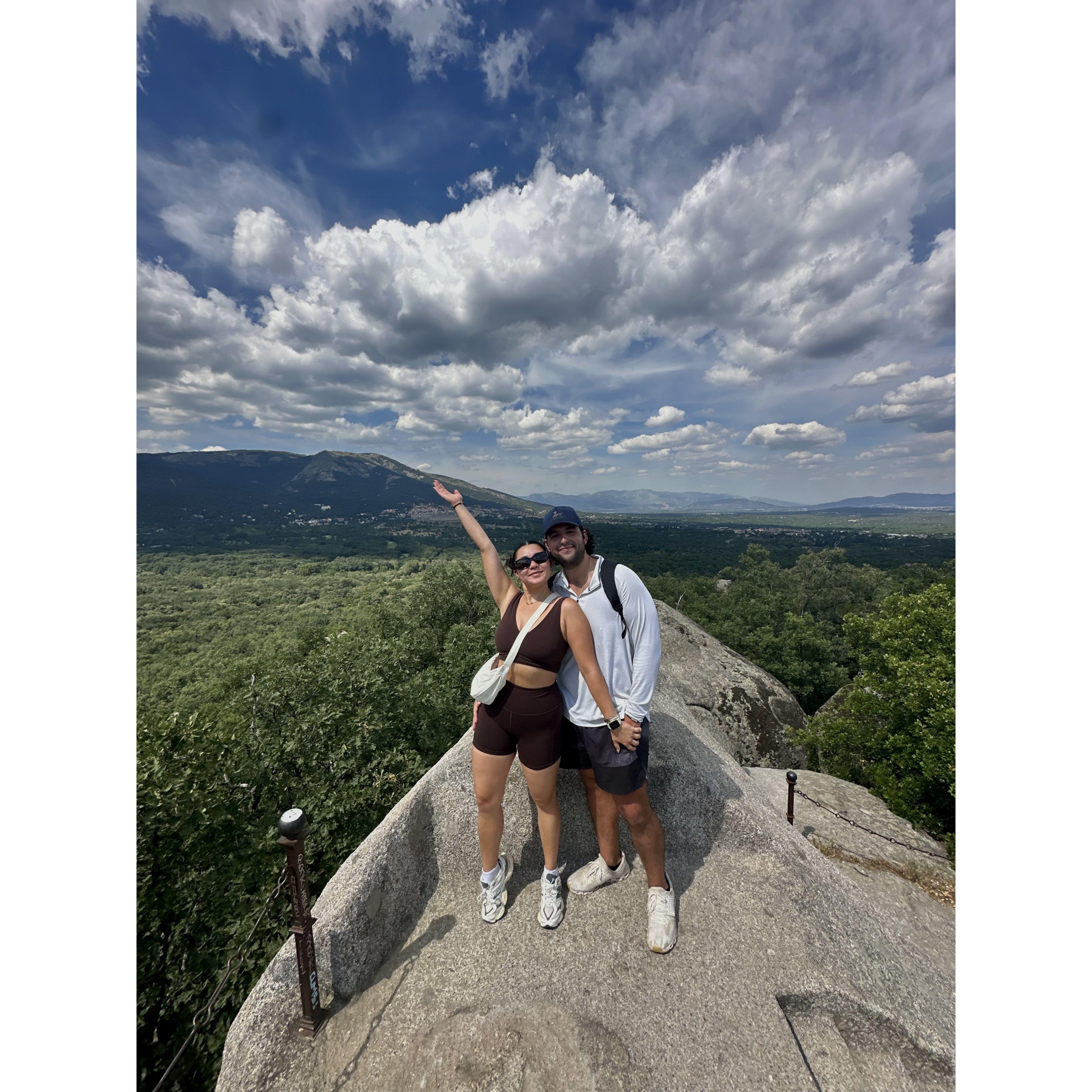 One of the highlights from Bailey's law school study abroad! The climb was tough but the view was worth it!
