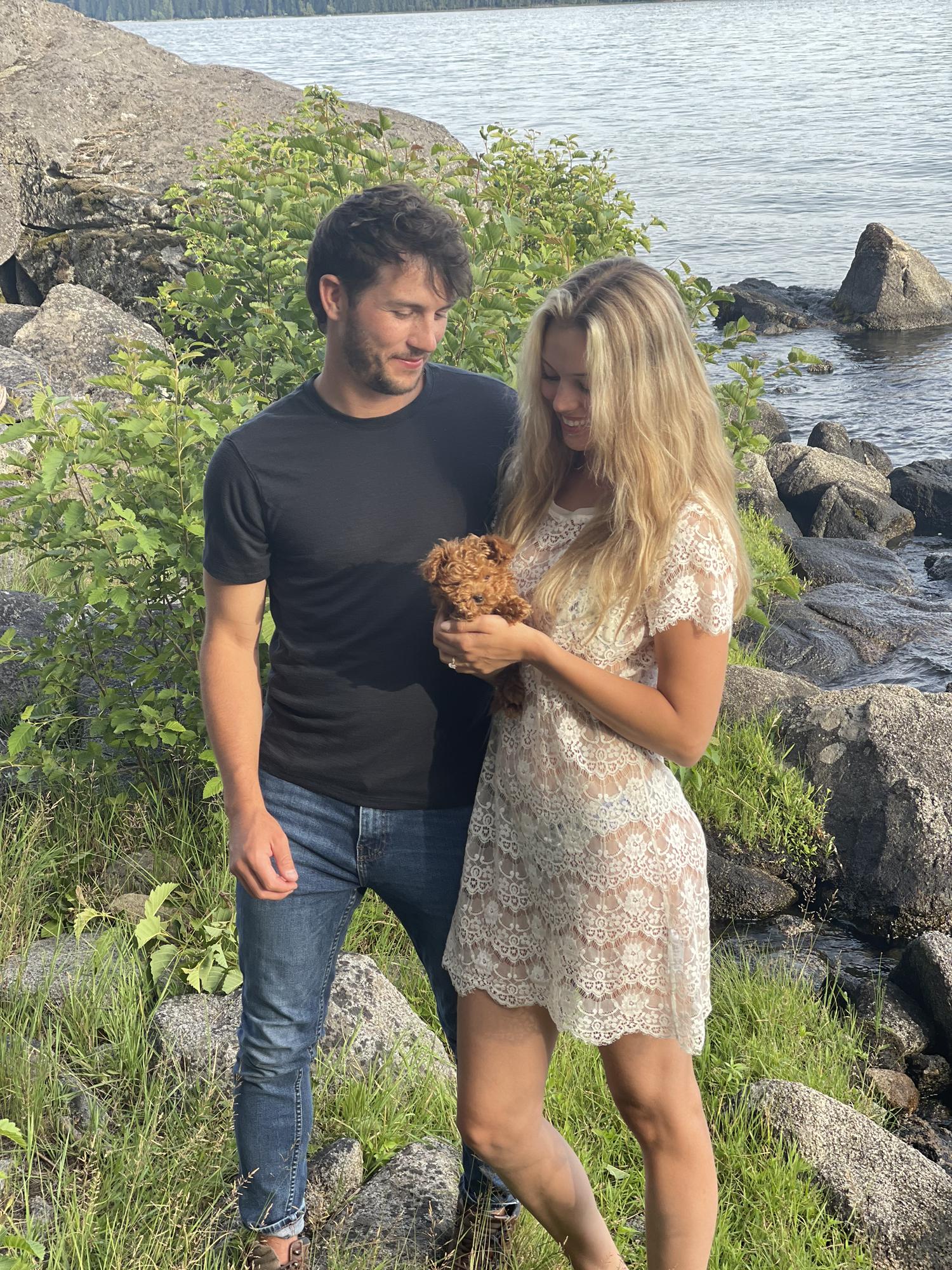 Our first family photo with our little addition, Oliver.❤️