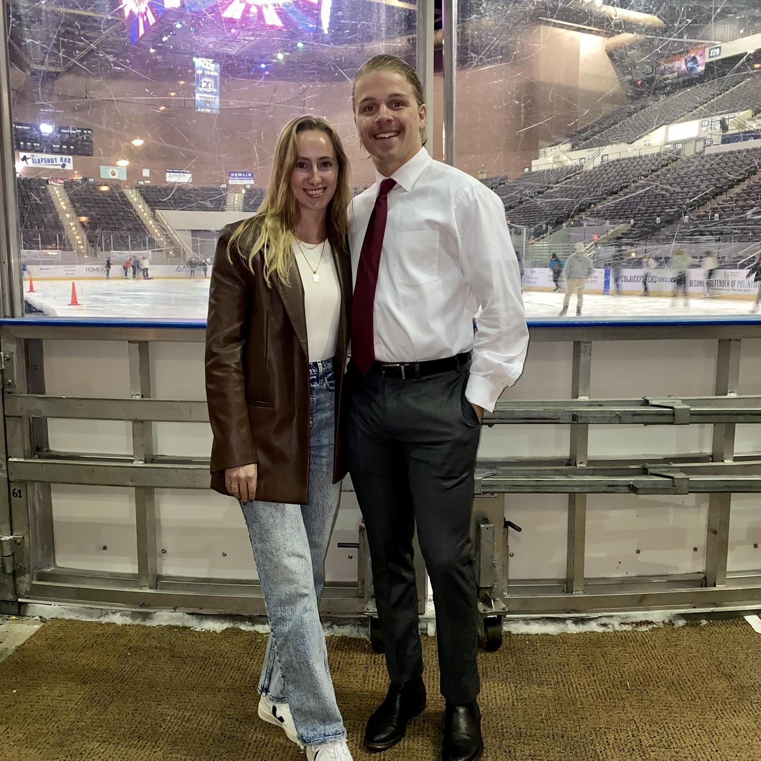 Another year of long distance when Kyle played pro hockey in Pensacola FL