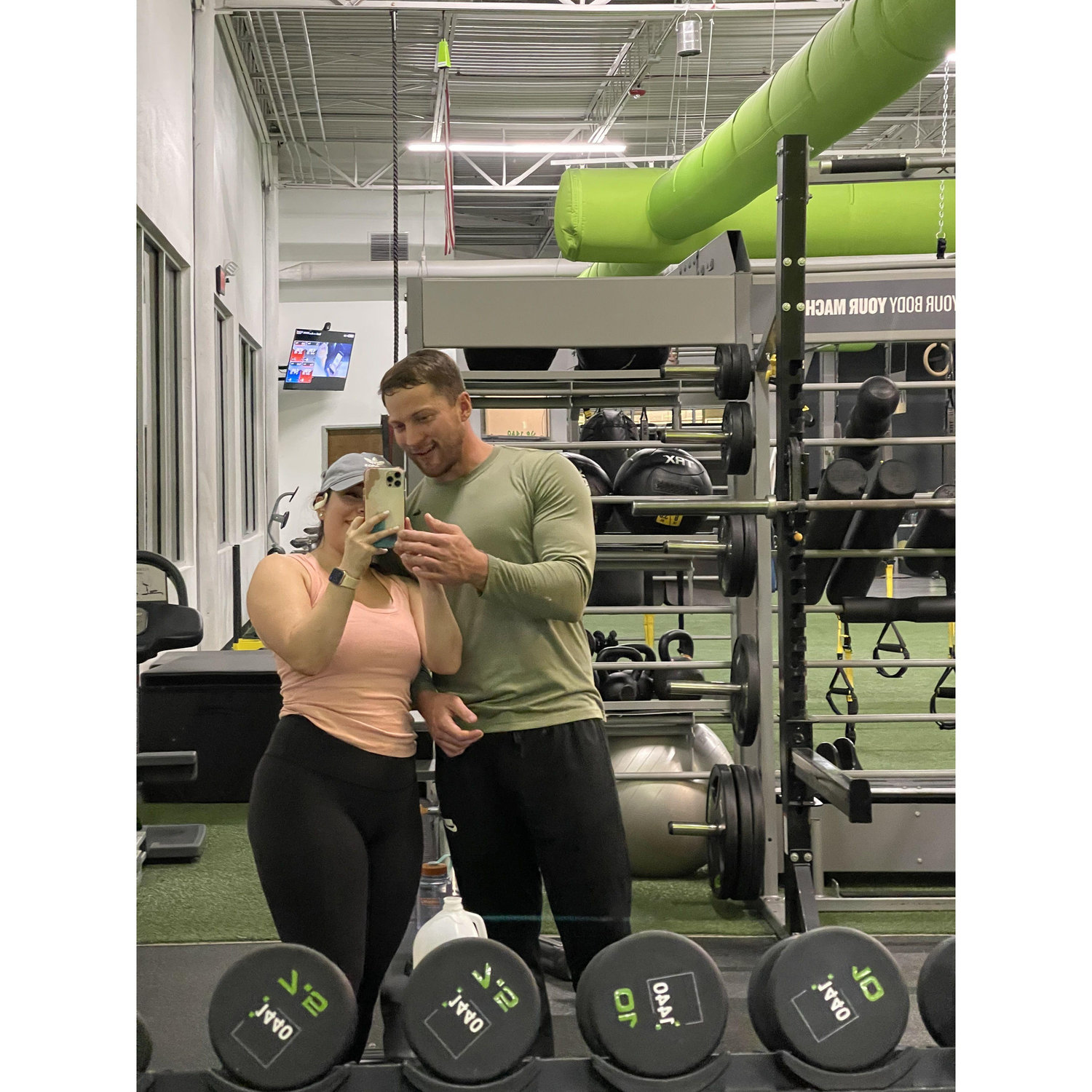 A lot of gym dates over the last 4 years!