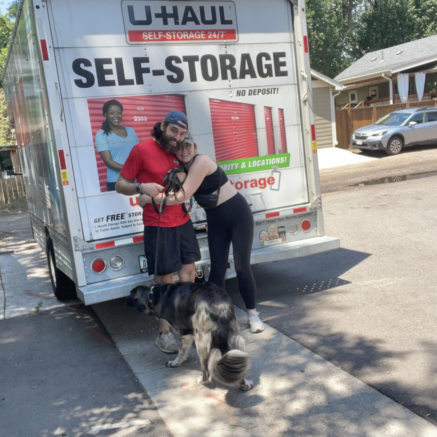 Goodbye to our first apartment together! Fort Collins, 2023.