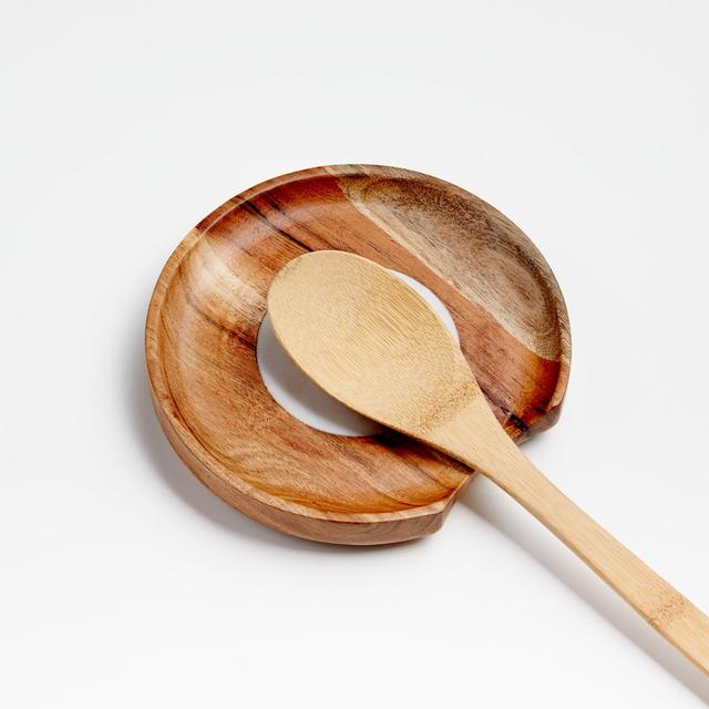 Rima Acacia and Marble Spoon Rest