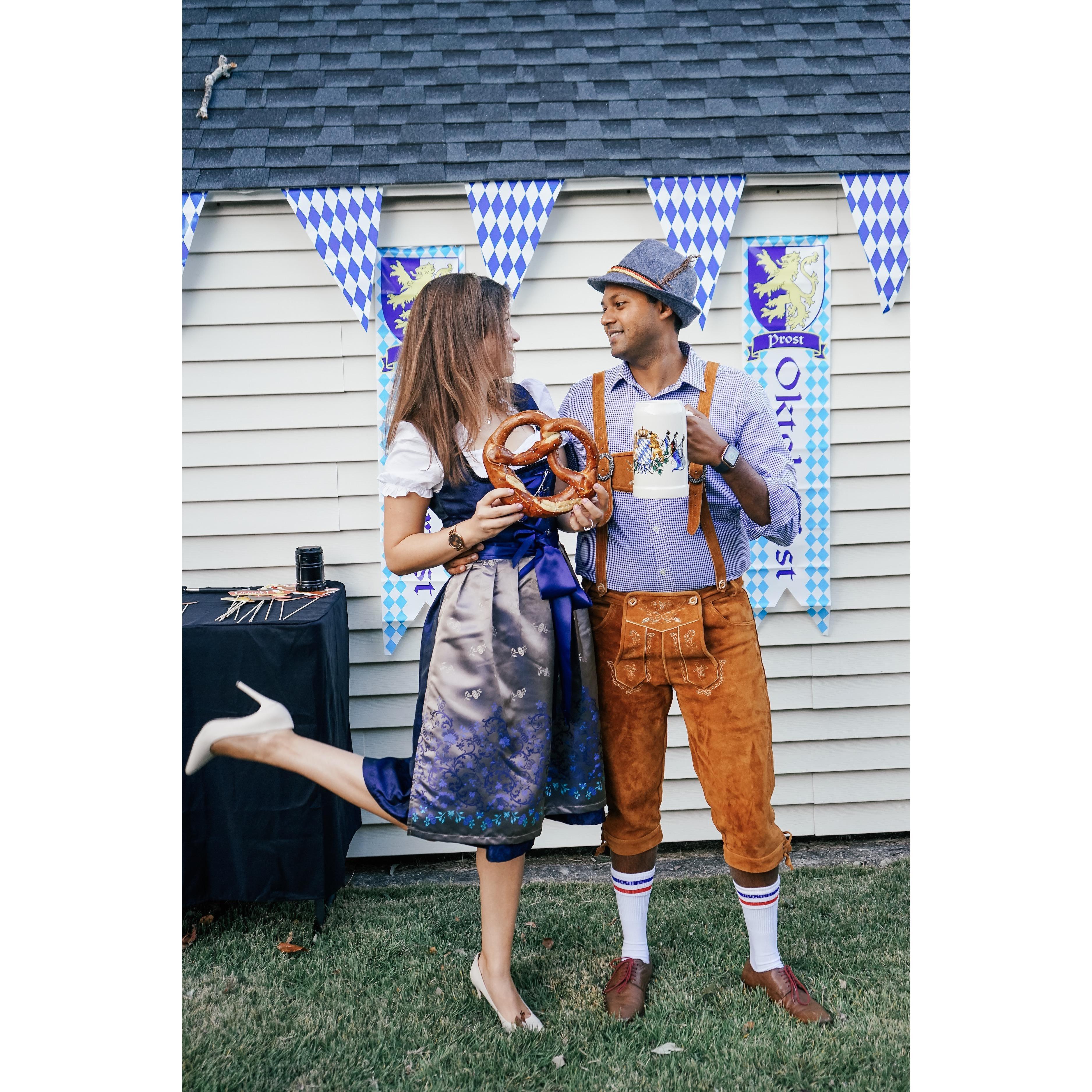 Oktoberfest at Mike's house! October 2019