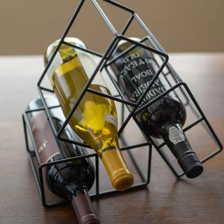 Triangular Metal Wine Rack