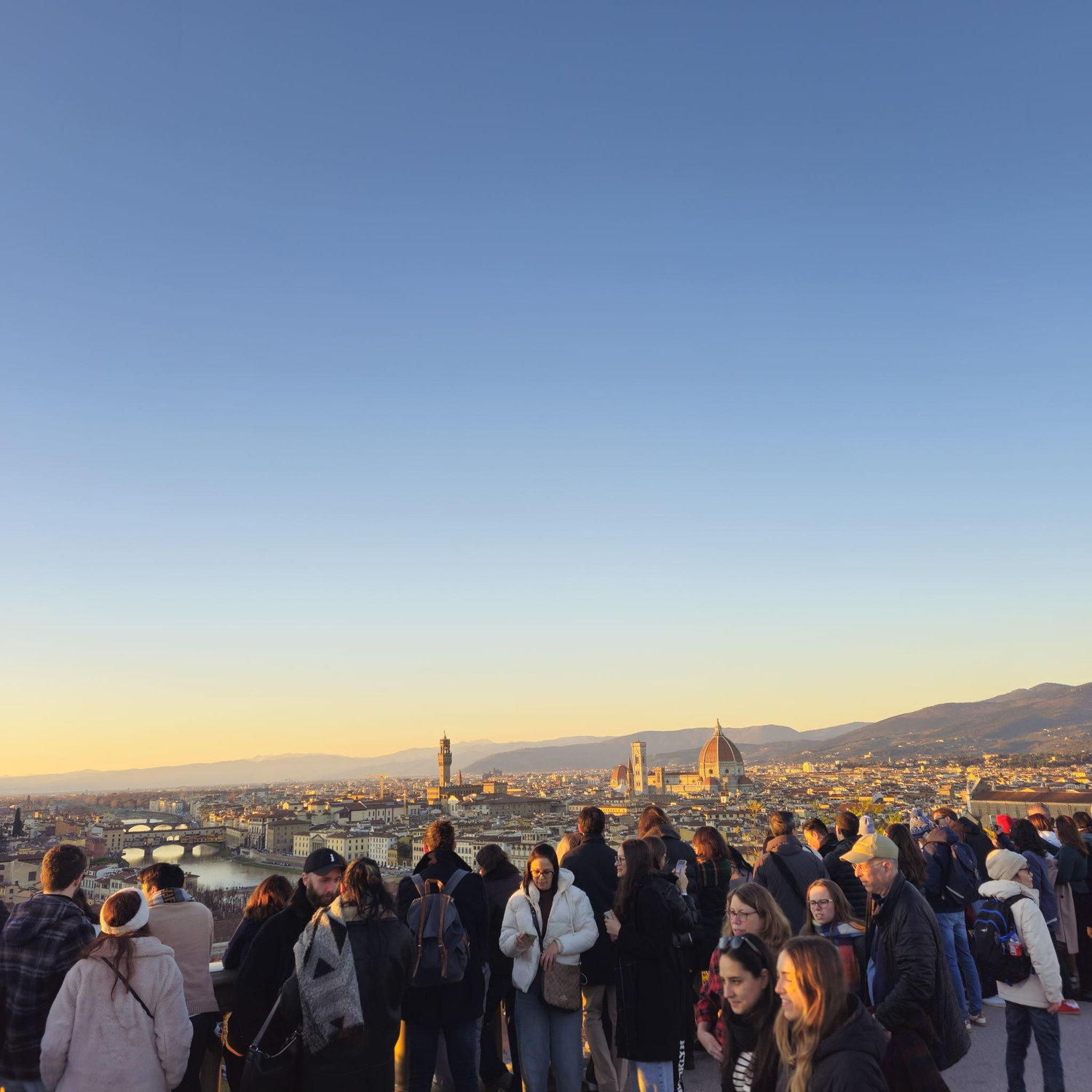 Florence treated us to a beautiful sky the night we got engaged