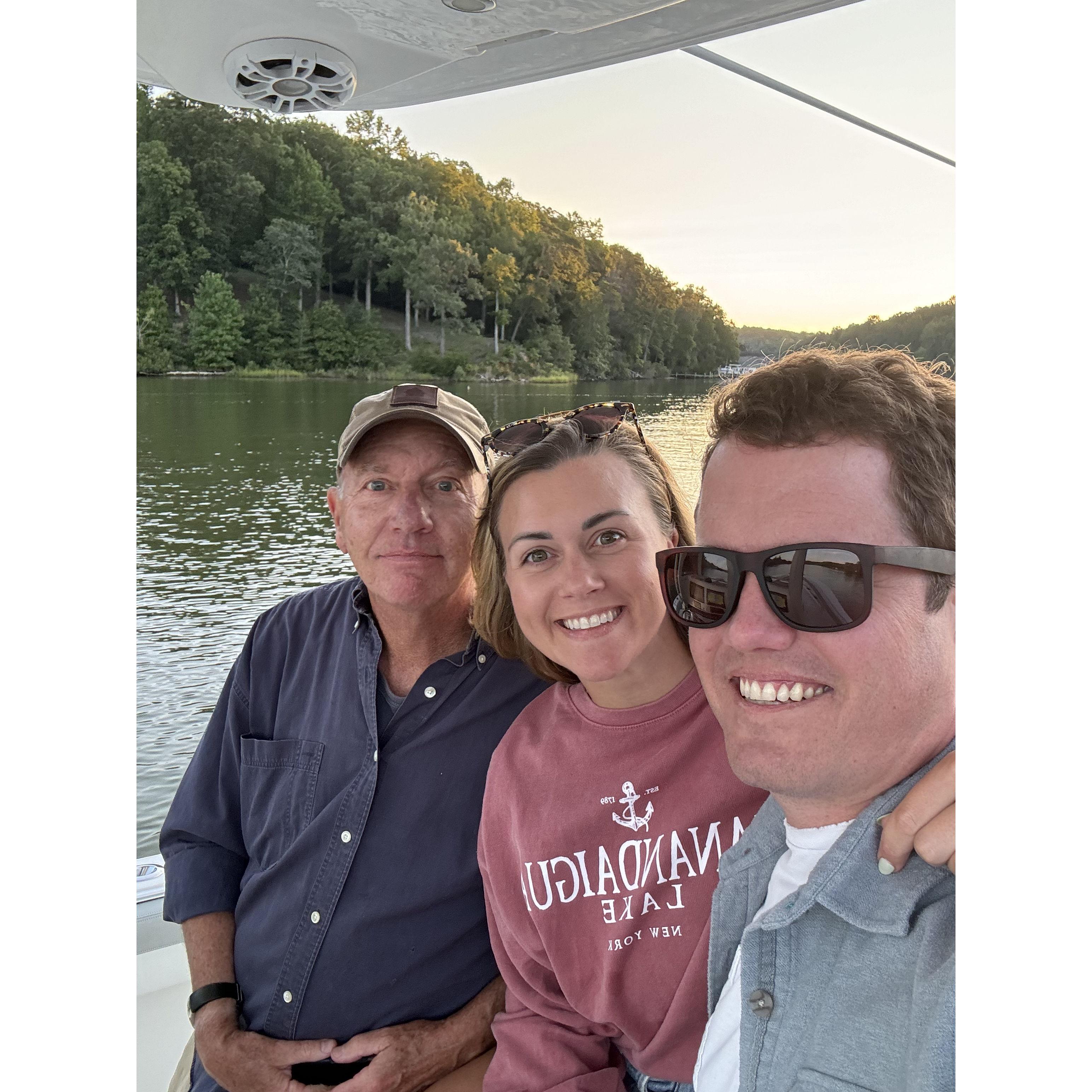 cocktail cruise with katies dad