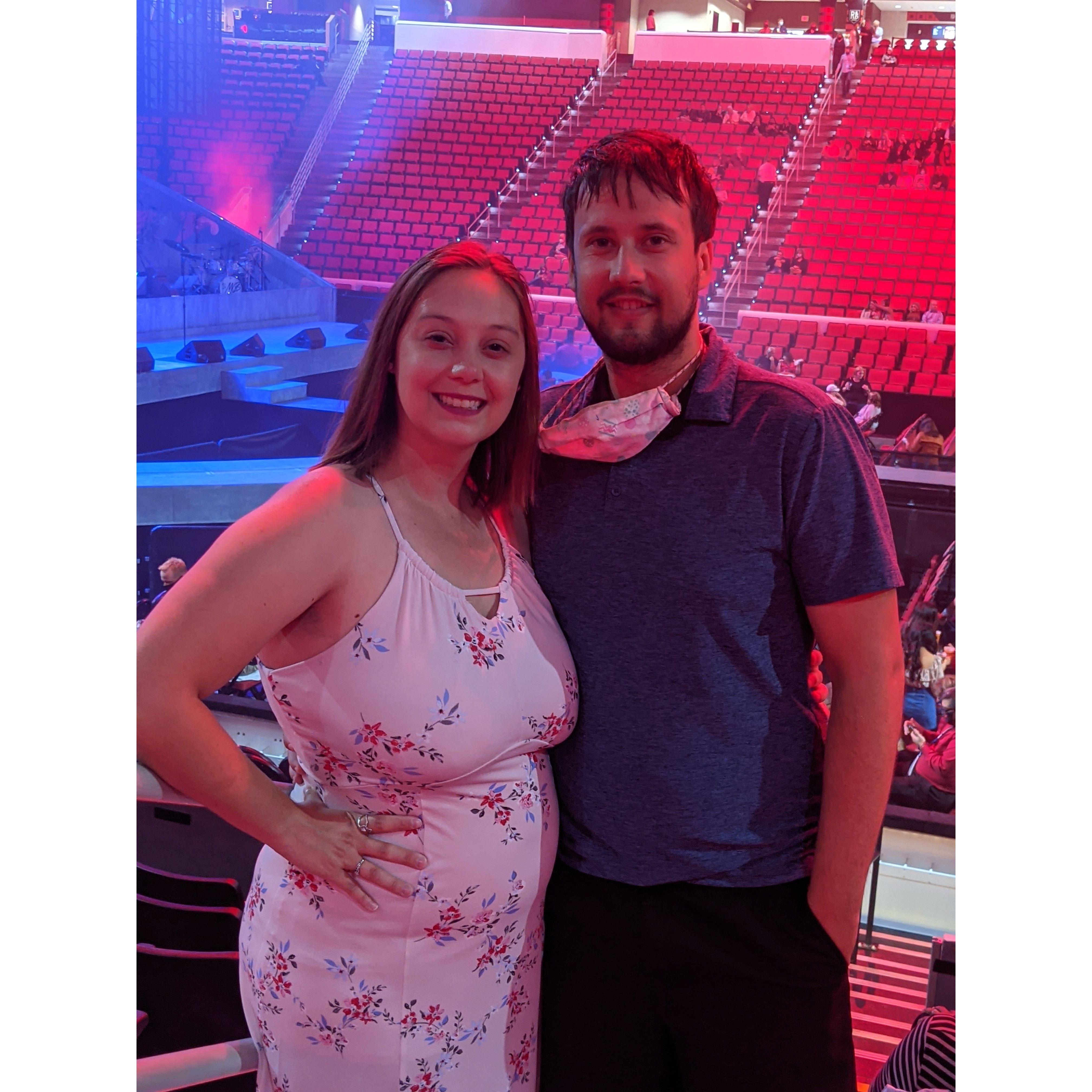 We finally got to see Michael Buble. He kept getting rescheduled due to COVID.