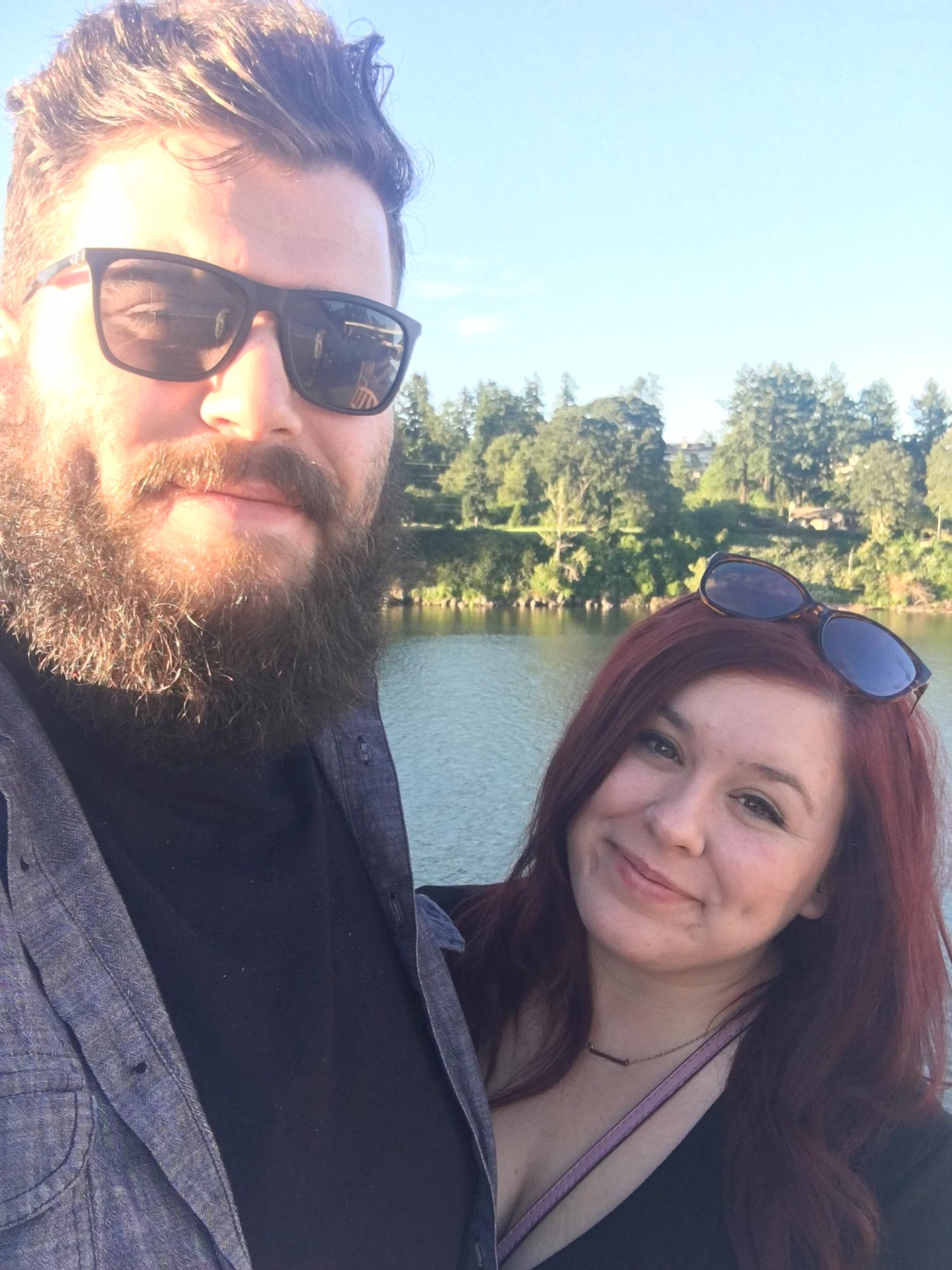 The night we got engaged.