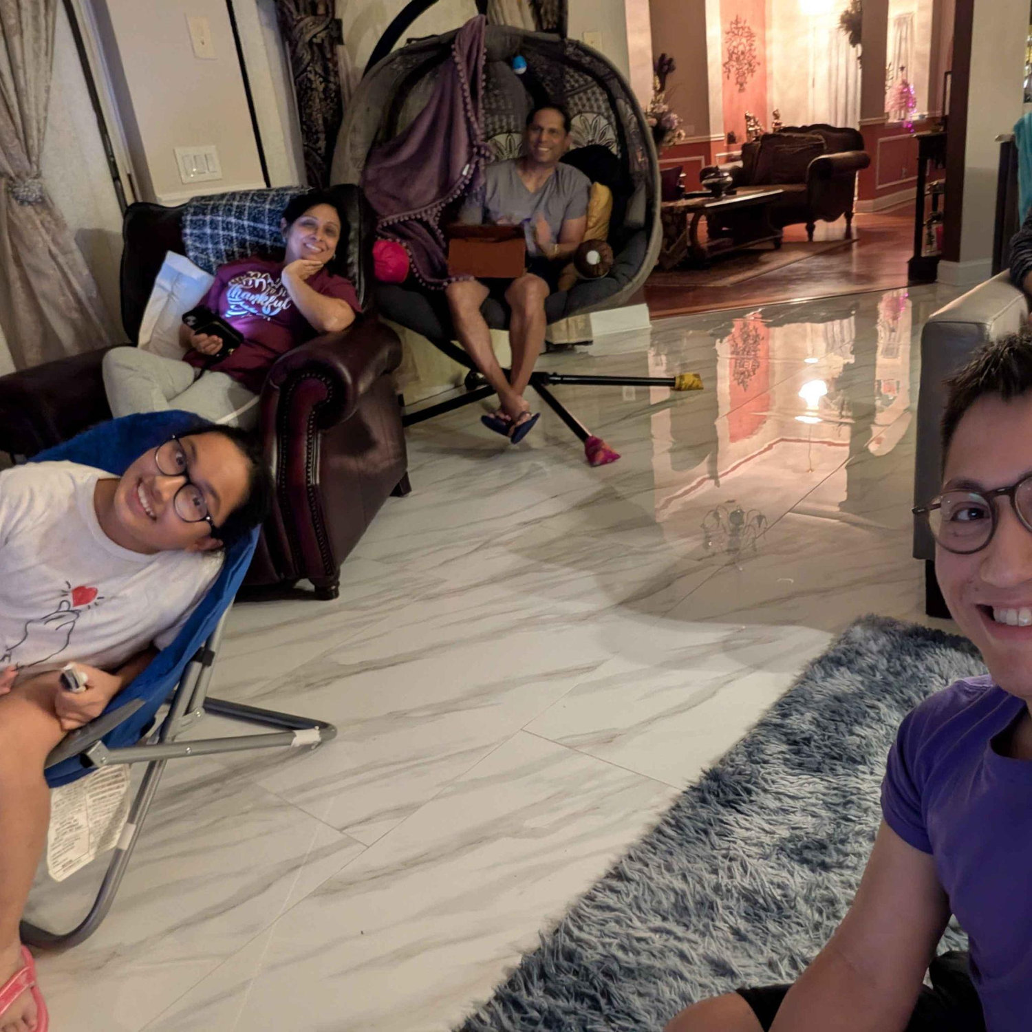 Family fun night at the Bommakanti household!